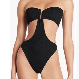 New bond-eye Thera Cutout Strapless One-Piece Swimsuit